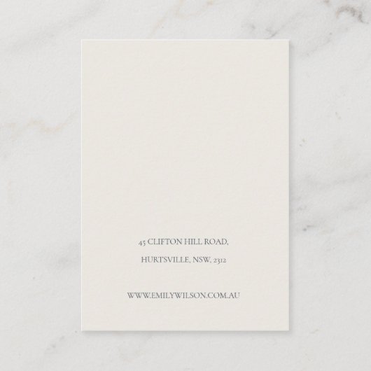 Tuinstokvlies 2 Stud die beeldscherm verdient Visitekaartje (Achterkant)