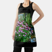 Tuinstroom met Paarse Coneflowers Schort (Insitu)