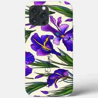 Tuinsymfonie: Iris bloemenpatroon Case-Mate iPhone Case