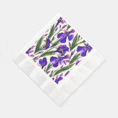 Tuinsymfonie: Iris bloemenpatroon Servet (Hoek)