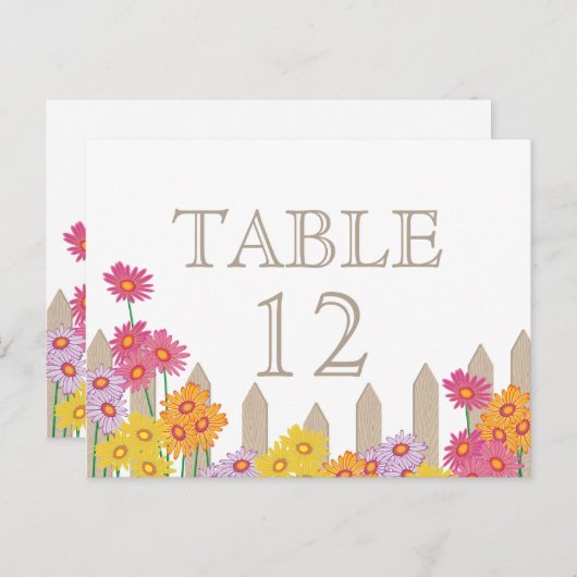 Tuintafel Collectie Kaart (Voorkant / Achterkant)