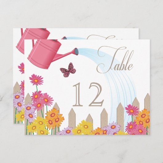 Tuintafel Collectie Kaart (Voorkant / Achterkant)