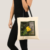 Tuintasbloem boodschappentas tote bag (Voorkant (product))