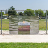 Tuintempel op het water spandoek (Insitu)