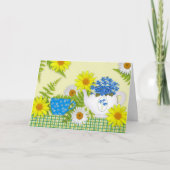 Tuinthee Birthday Kaart (groot) (Voorkant)