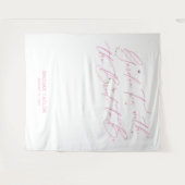 Tuinthee met de bruid om Vrijgezellenfeest terug t Wandkleed (Voorkant (horizontaal))