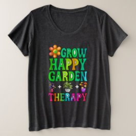 Tuintherapie Grote Maat T-shirt