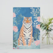 tuintijger briefpapier (Staand voorkant)