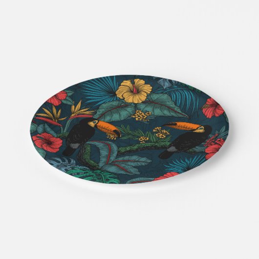 Tuintuin 2 papieren bordje (Gekanteld)