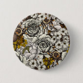 Tuintuin 2 ronde button 5,7 cm (Voorkant)
