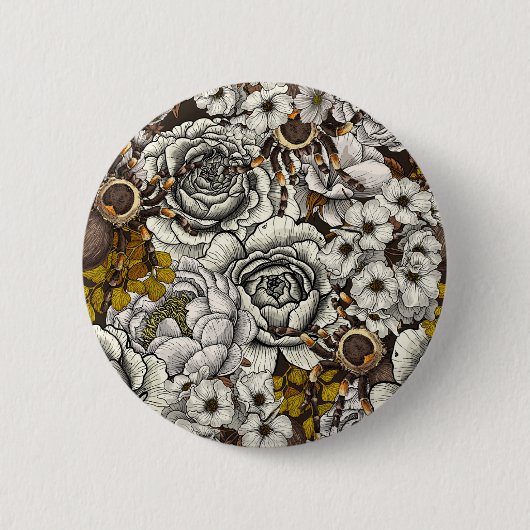 Tuintuin 2 ronde button 5,7 cm (Voorkant)