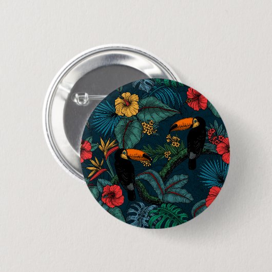 Tuintuin 2 ronde button 5,7 cm (Voorkant /achterkant)