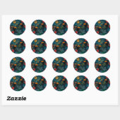 Tuintuin 2 ronde sticker (Vel)