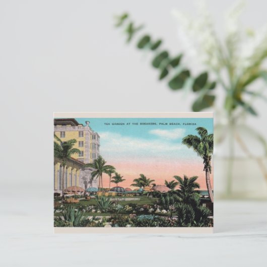 tuintuin in Breakers Palm Beach Briefkaart (Staand voorkant)