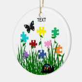 Tuintuin met vlinder en slak keramisch ornament (Links)