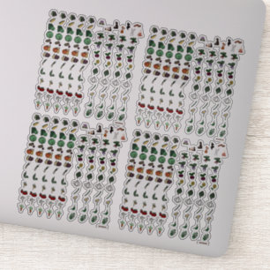 Tuintuin Stickerblad Vijg Sticker