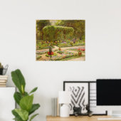 Tuintuin van de tuinbouwkundige poster (Thuiskantoor)