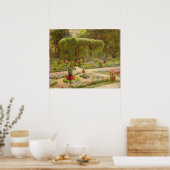 Tuintuin van de tuinbouwkundige poster (Keuken)