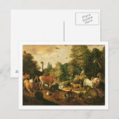Tuintuin van Eden (olie op doek) Briefkaart (Voorkant / Achterkant)