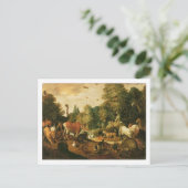Tuintuin van Eden (olie op doek) Briefkaart (Staand voorkant)
