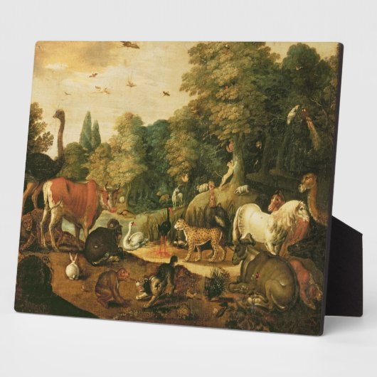 Tuintuin van Eden (olie op doek) Fotoplaat (Zijkant)