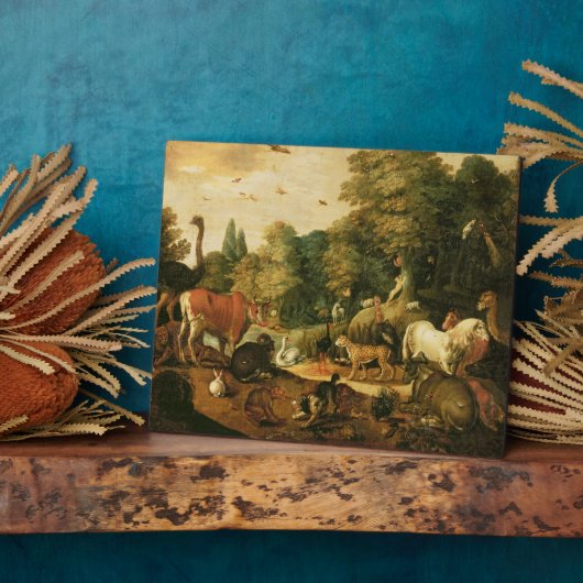 Tuintuin van Eden (olie op doek) Fotoplaat (Zijkant)