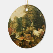 Tuintuin van Eden (olie op doek) Keramisch Ornament (Links)