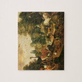 Tuintuin van Eden (olie op doek) Legpuzzel (Verticaal)