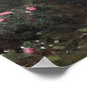 Tuintuin verlaten roos -  kunst poster (Hoek)