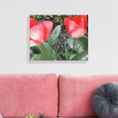 Tuintulpen Canvas Afdruk (Insitu (Woonkamer))
