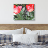 Tuintulpen Canvas Afdruk (Insitu (Slaapkamer))