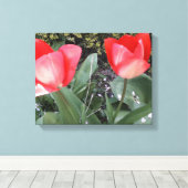 Tuintulpen Canvas Afdruk (Insitu (Houten vloer))