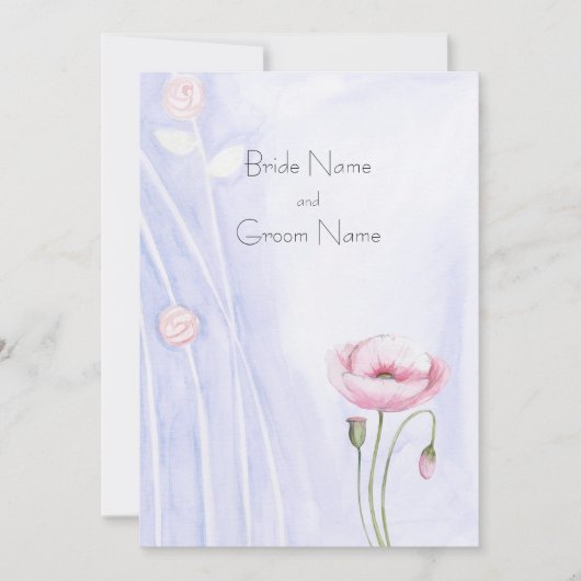 Tuinuitnodiging Kaart (Voorkant)