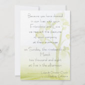 Tuinuitnodiging Kaart (Achterkant)