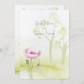 Tuinuitnodiging Kaart (Voorkant / Achterkant)