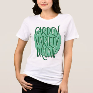 Tuinvariëteit Drink Grappig, een herstelslogan Tri-Blend Shirt