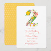 Tuinventiel 2e verjaardag kaart (Voorkant / Achterkant)