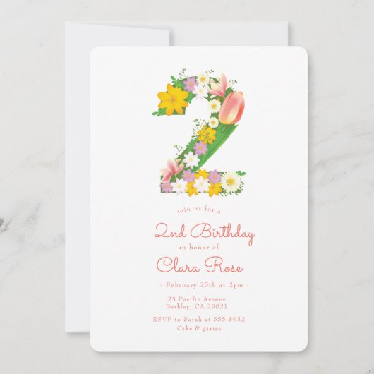 Tuinventiel 2e verjaardag kaart (Voorkant)