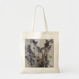 Tuinventiel met lavender tote bag