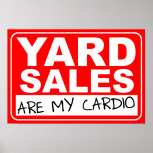 Tuinverkoop Cardio Poster