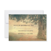 Tuinverlichting boom rustieke oude bruiloft RSVP k