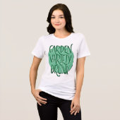 Tuinversie Dronkenlap | Grappige AA Herstelt sloga Tri-Blend Shirt (Voorkant volledig)