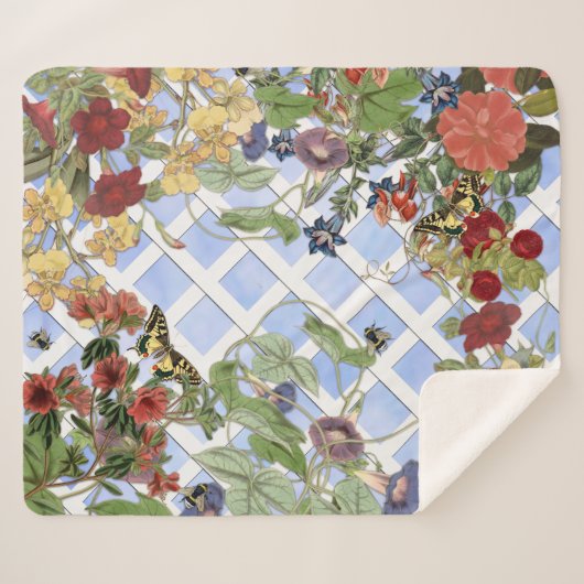 tuinvignet sherpa deken (Voorkant (horizontaal))