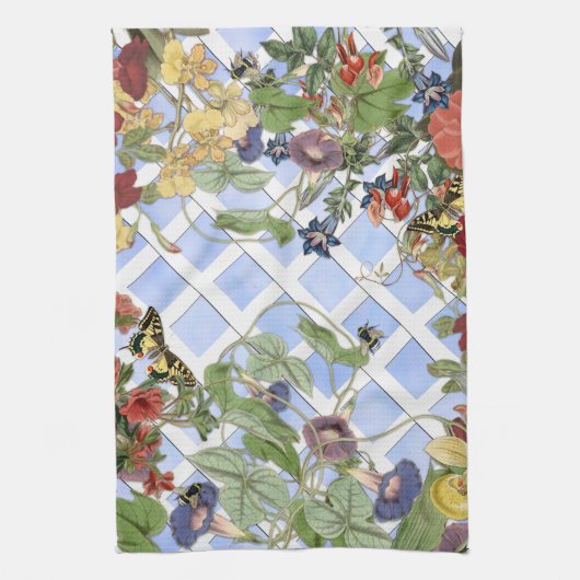 tuinvignet theedoek (Verticaal)