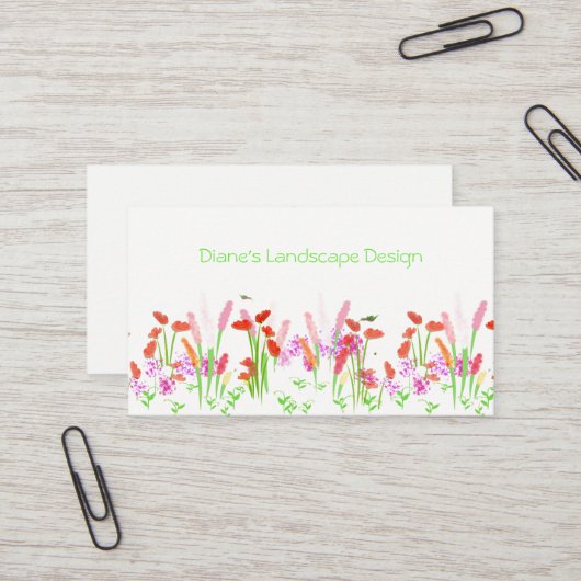 TuinVisitekaartje Visitekaartje (Voorkant / Achterkant in situ)