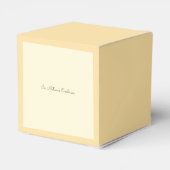 Tuinvogel – Monochrome Bloemen Bedankdoosjes (Achterkant)