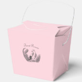  Tuinvogel – Monochrome Bloemen Bedankdoosjes (Voorkant)