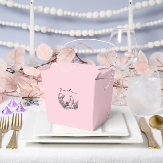  Tuinvogel – Monochrome Bloemen Bedankdoosjes (Huwelijk)