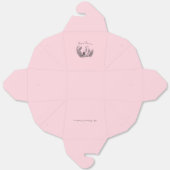  Tuinvogel – Monochrome Bloemen Bedankdoosjes (Ongevouwen)