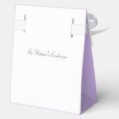 Tuinvogel – Monochrome Bloemen Bedankdoosjes (Achterkant)